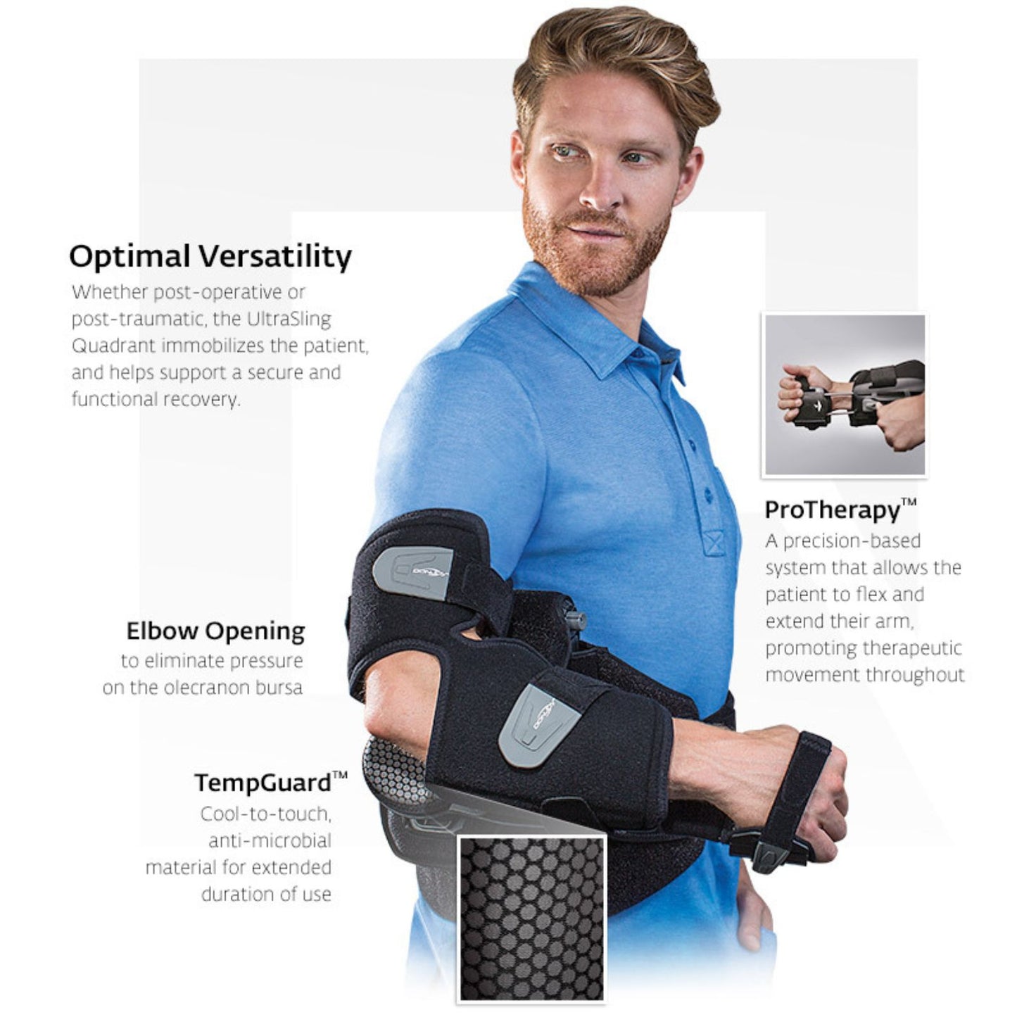 Donjoy UltraSling Quadrant Universal Shoulder Brace